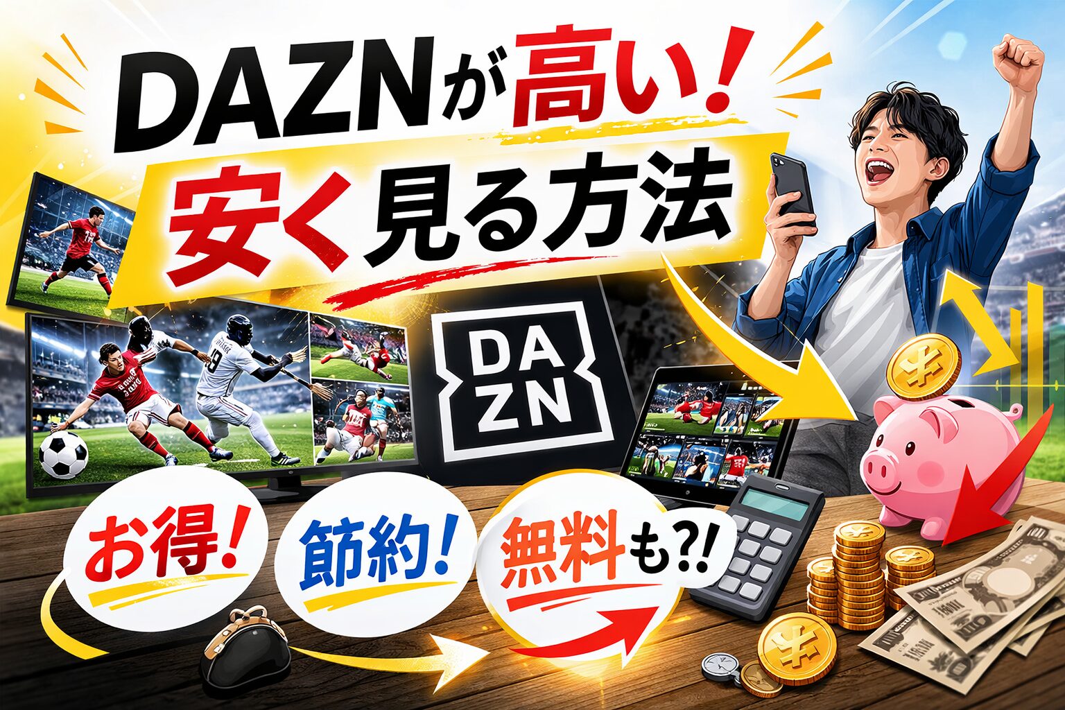 DAZN高い